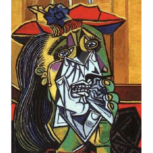 New arrival 5D DIY Diamond Painting Full Square/Round Drill "Pablo Picasso Crying women"Famous works art gift Home Decor WG1235