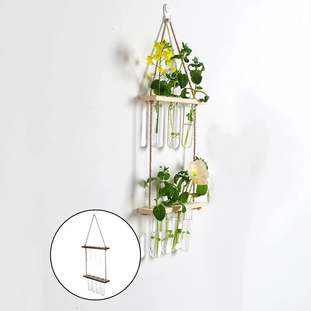 Wall Hanging Terrarium Flower Glass Planter Propagator for Plant Garden