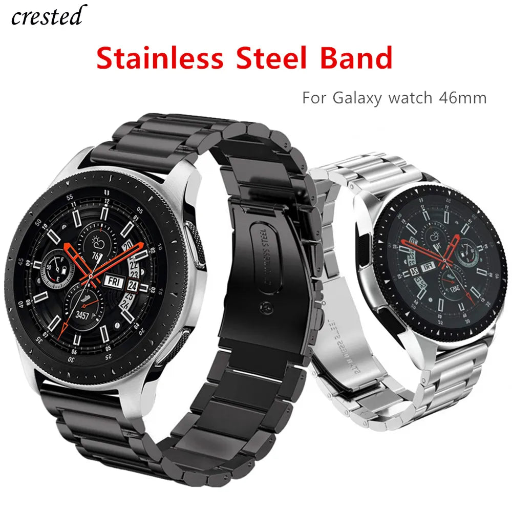 20mm 22mm Metal Strap For Samsung Galaxy Watch 3 45mm 46mm/42mm Gear S3 frontier bracelet belt for Huawei Watch GT/2/2e/Pro band