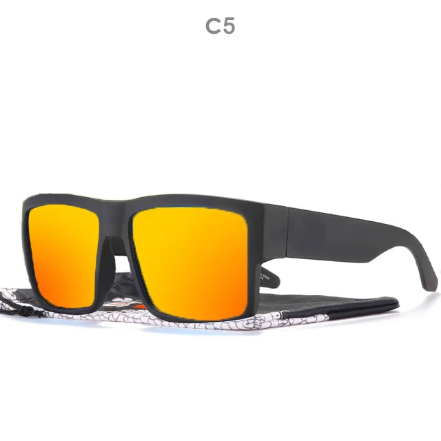 CYRUS for Polarized Square Sunglasses with Logo Men Women Classic Fashion Sport Driving Shades Brand New