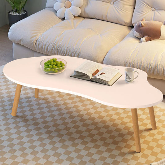 Nordic Minimalist Coffee Table Living Room Coffee Table Light Luxury Solid Wood Furniture Coffee Table  Round Modern Side Table