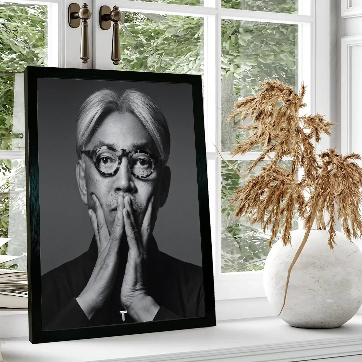 ryuichi sakamoto Poster Prints Wall Art Canvas Painting Poster For Modern Family Living Room Home Decor