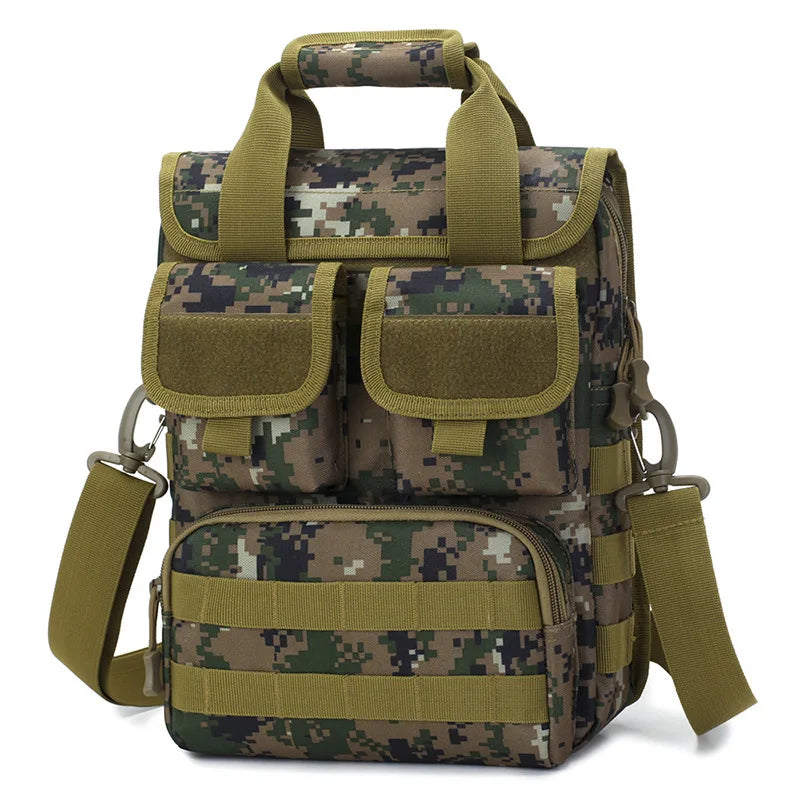 Men's Messenger Bag Tool Bag Outdoor Tactical Handbag Men A4 Size Shoulder Bags Camouflage