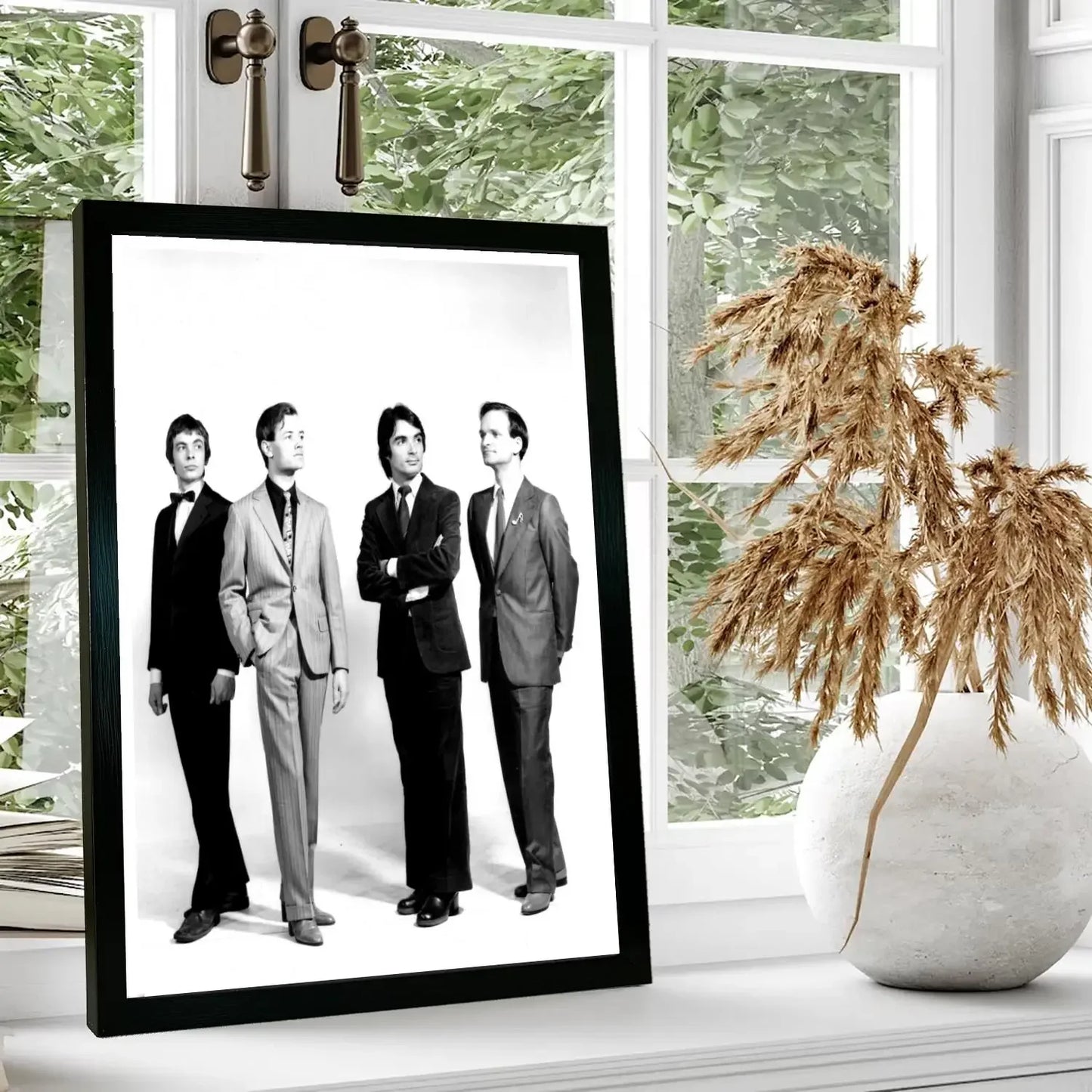 Kraftwerk Poster Prints Wall Art Canvas Painting Poster For Modern Family Living Room Home Decor