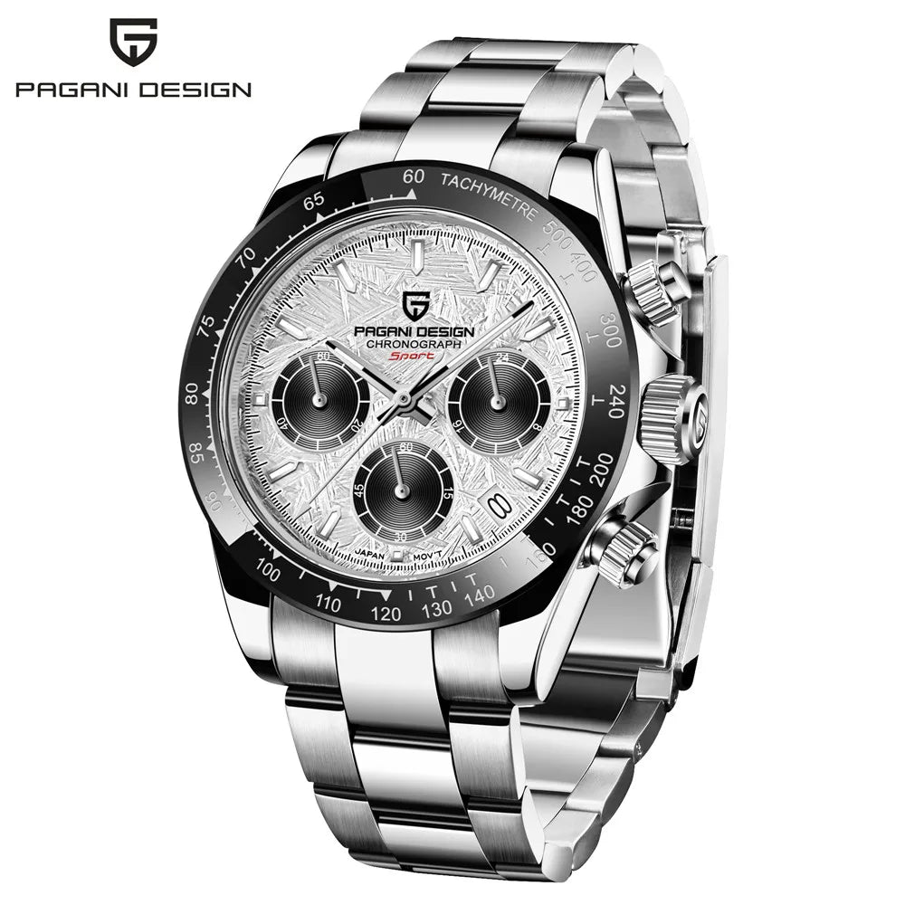 PAGANI DESIGN 2024 New Men's Watches Quartz Business Watch Mens Watches Top Brand Luxury Watch Men Chronograph VK63 Reloj Hombre