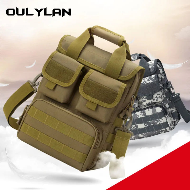 Men's Messenger Bag Tool Bag Outdoor Tactical Handbag Men A4 Size Shoulder Bags Camouflage