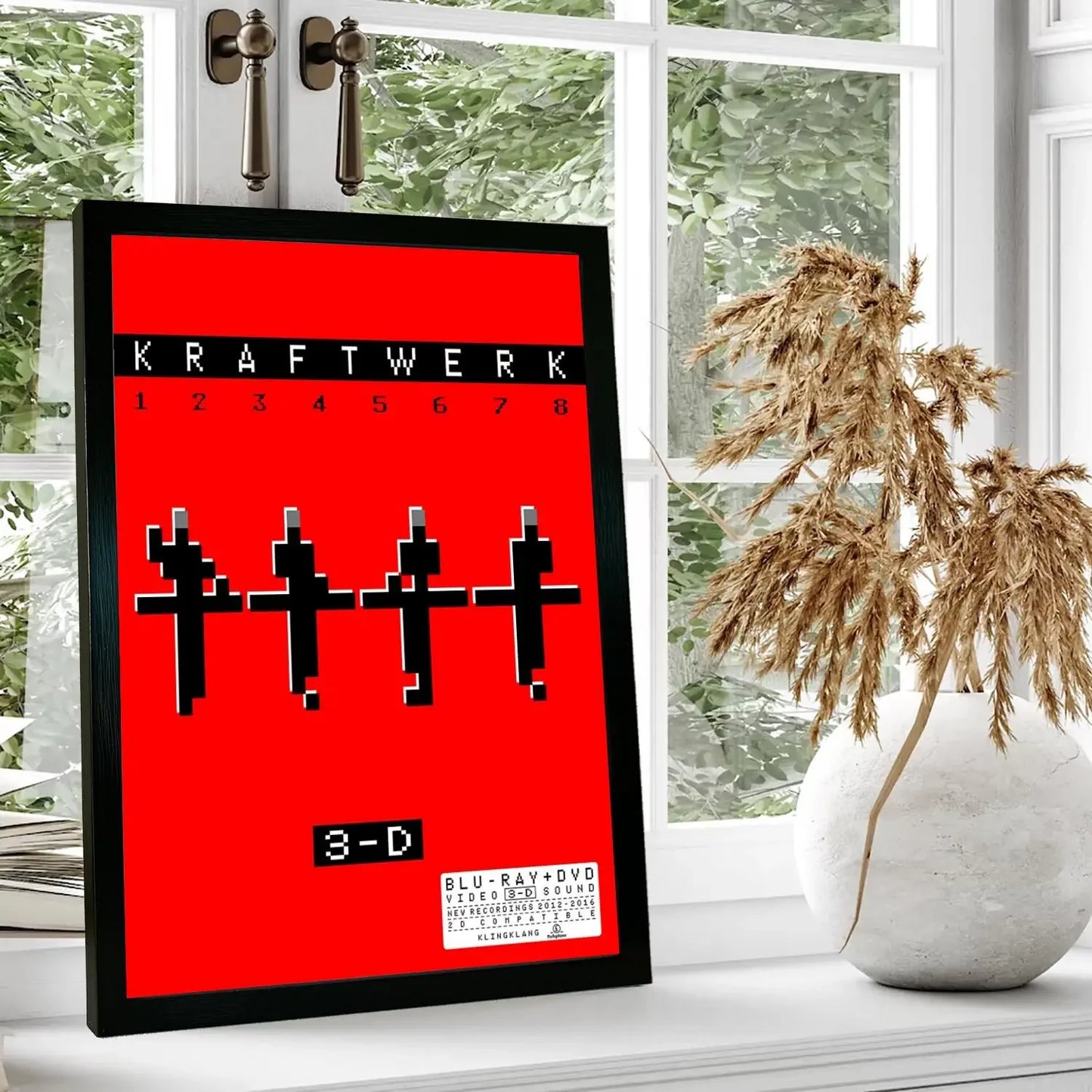 Kraftwerk Poster Prints Wall Art Canvas Painting Poster For Modern Family Living Room Home Decor