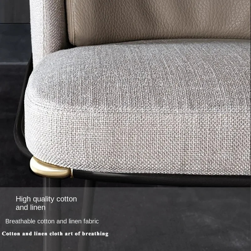 Italian Light Luxury High-end Dining Chairs Simple Household Backrest Chairs Hotel Restaurant Chairs Designer Negotiation Chair