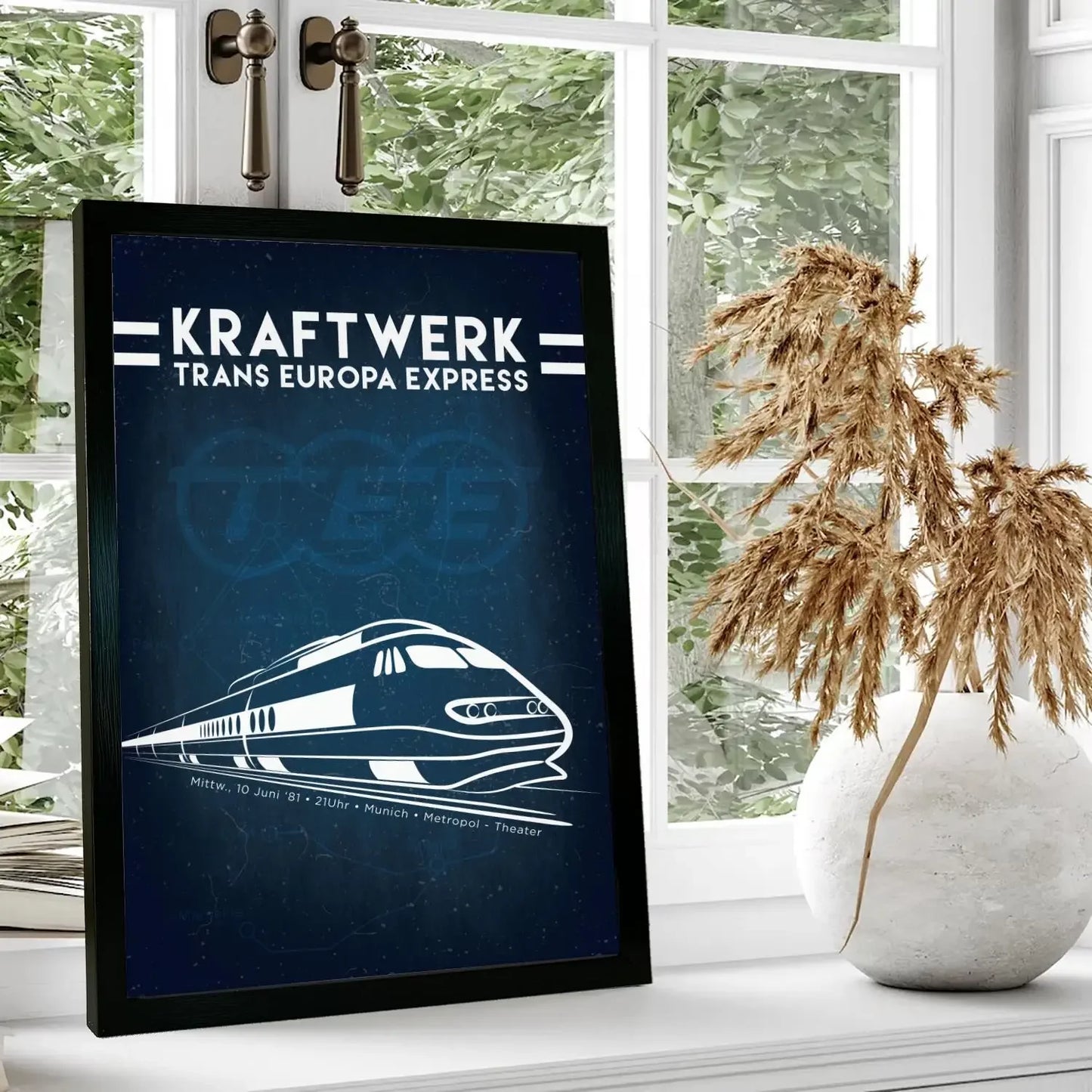 Kraftwerk Poster Prints Wall Art Canvas Painting Poster For Modern Family Living Room Home Decor