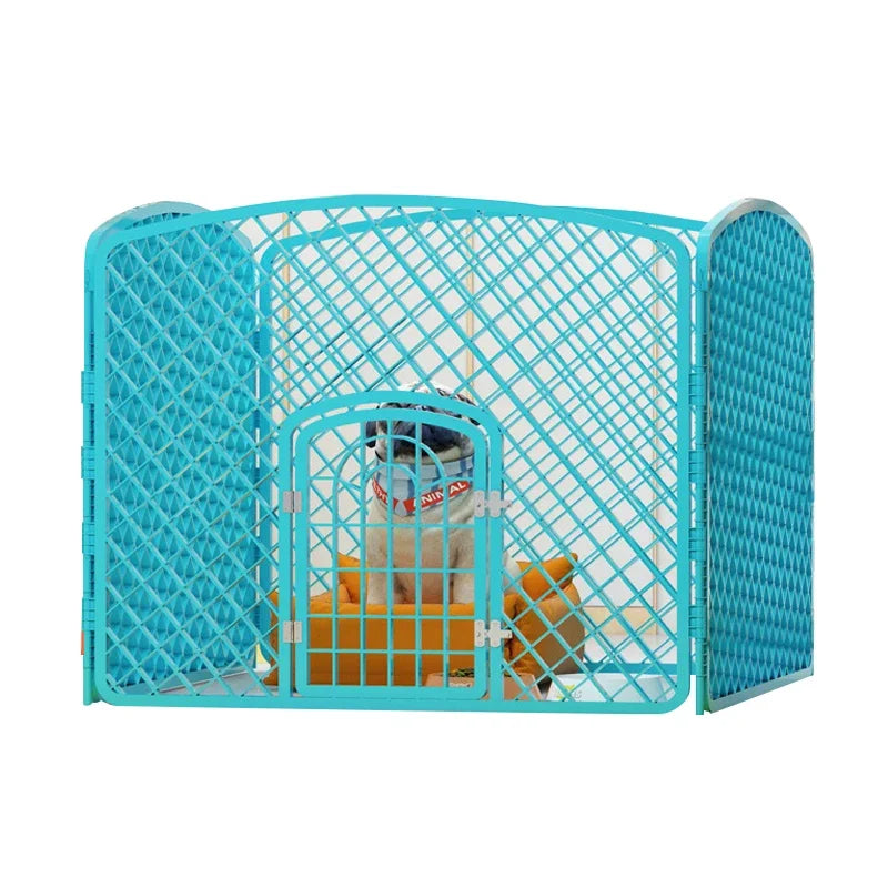 High Quality Multiple Sizes Animal Kennel Cages Cheap Folding Plastic Pet Playpen Fence For Dog Cat