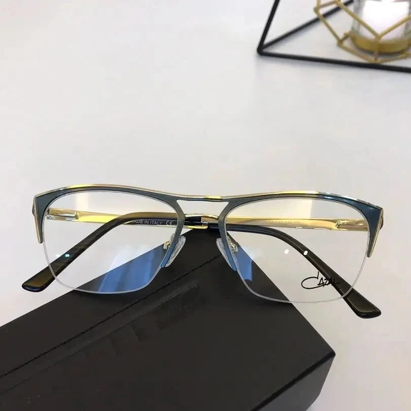 Authentic CAZALL 4269 UV400 Polarized Clear Lens Men Women Sun Glasses Popular Classic Semi-Rimless Business Male Couple Eyewear