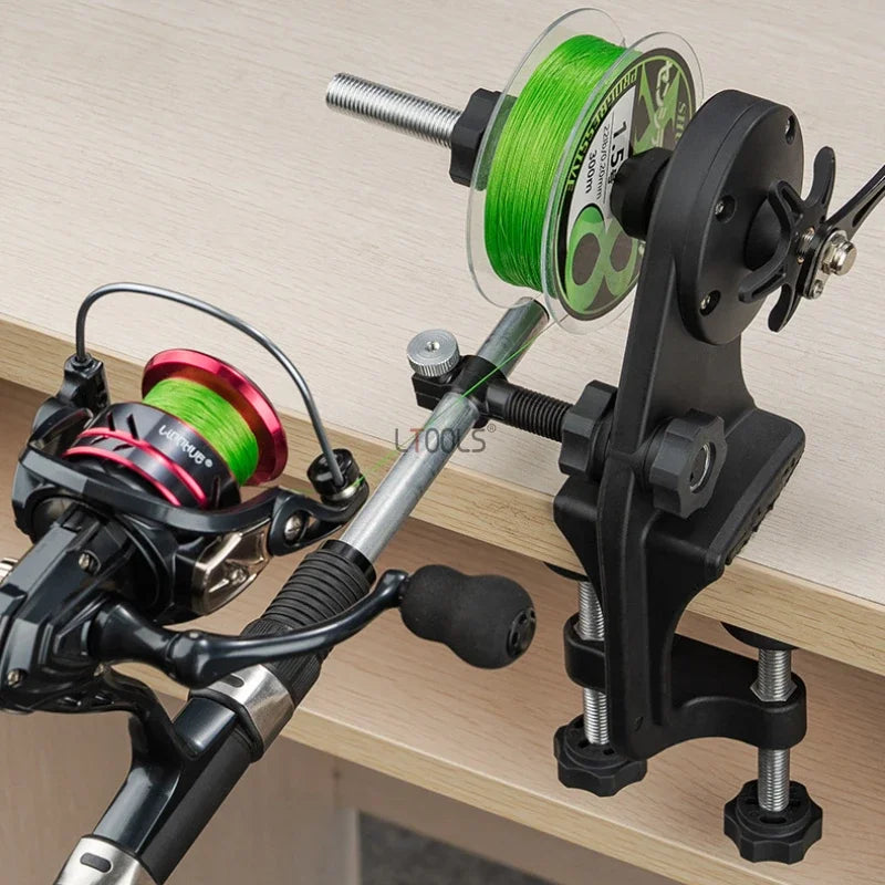 Portable Fishing Line Spool Winder Set Machine for Baitcasting Spinning Reel Gear Spooler Fishing Tackle Wire Changer Equipment