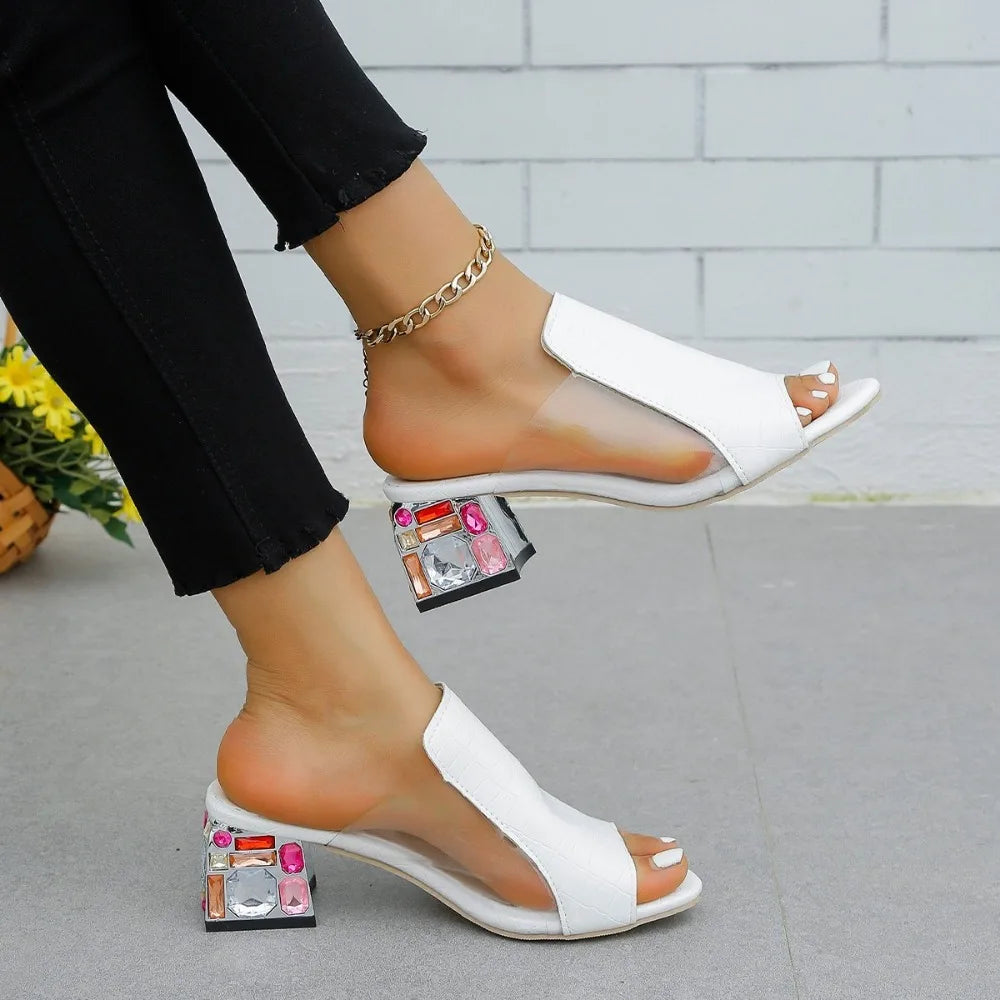 Women Shoes Platform Dress Designer Woman Low Heel 2024 Elegant Heels Comfortable Heeled women Sandals