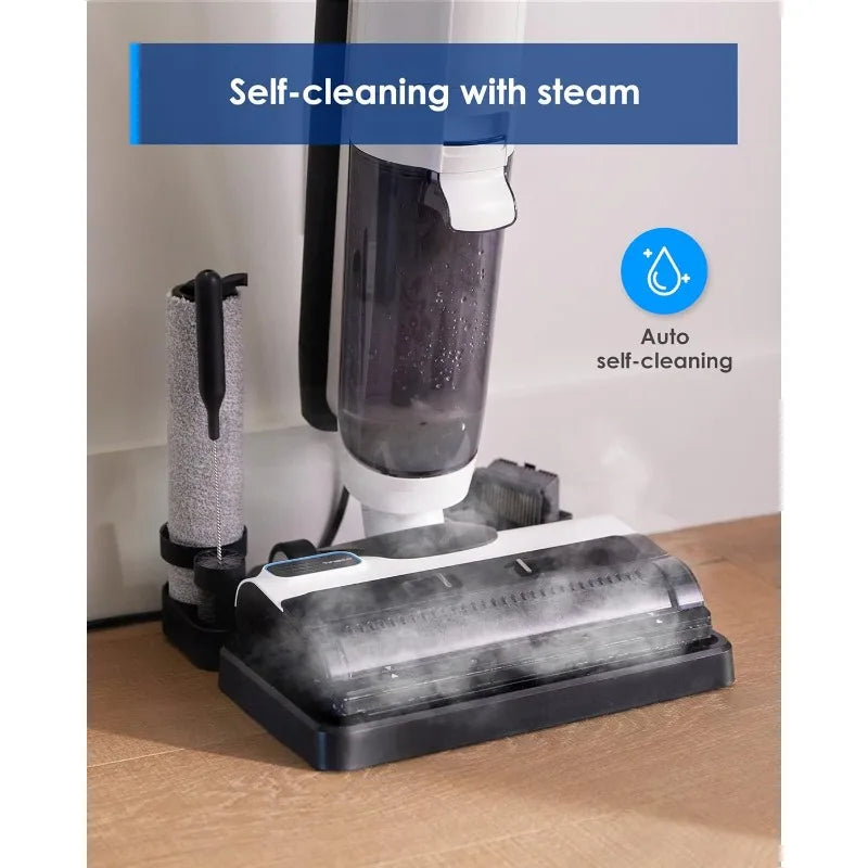 Tineco FLOOR ONE S5 Steam Cleaner Wet Dry Vacuum All-in-one, Hardwood Floor Cleaner Great for Sticky Messes