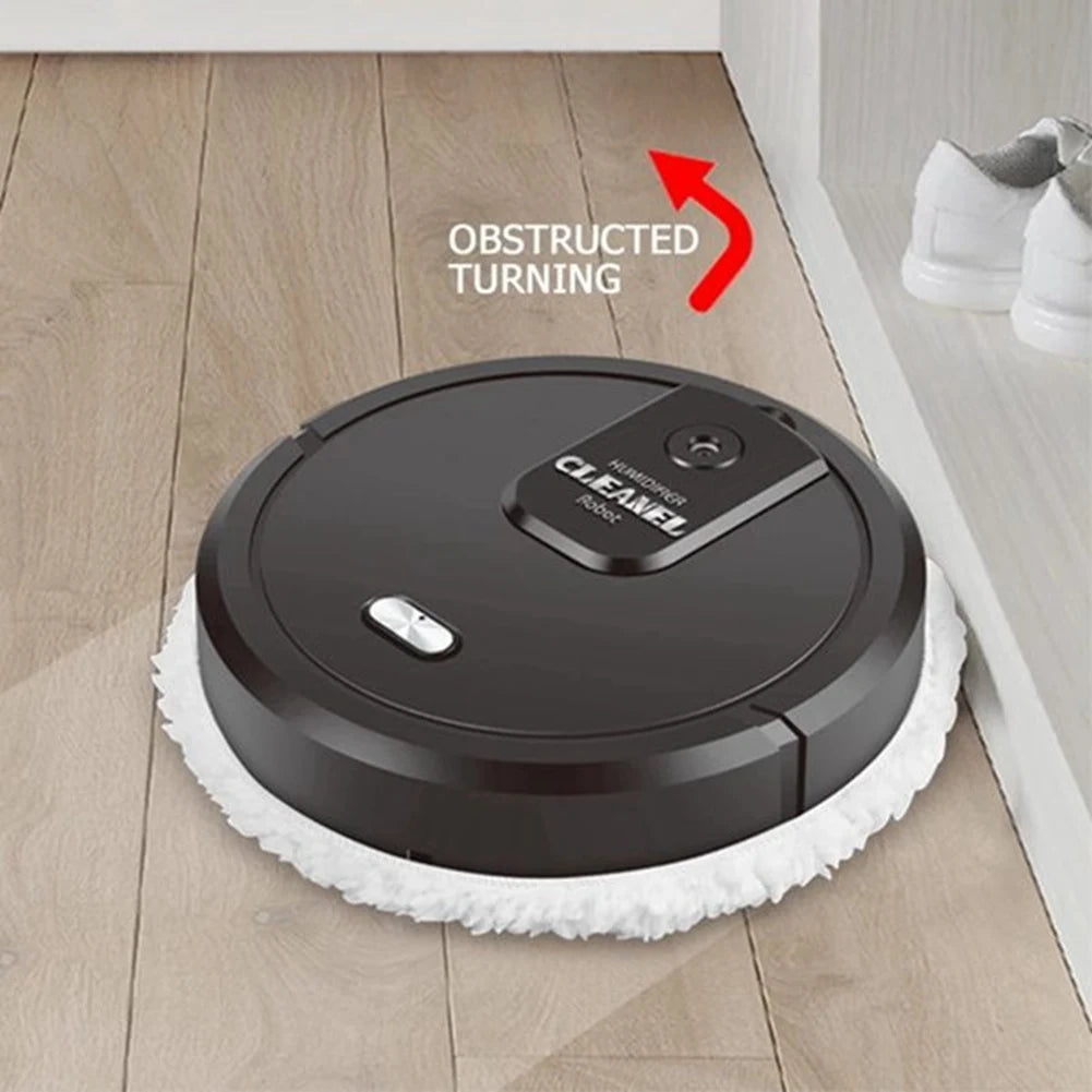 Smart Robot Vacuum Cleaner Sweeping Mopping Smart Mop Robot Dry and Wet Mop Humidifying Strong Suction Robot-A