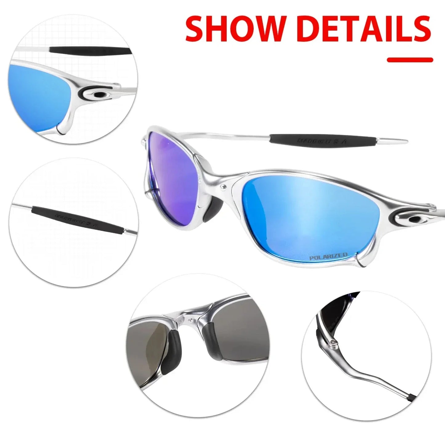 New Polarized Sunglasses Men Cycling Fishing Driving Glasses Outdoor Sports UV400 Sun Glasses Eyewear Male Women Goggles