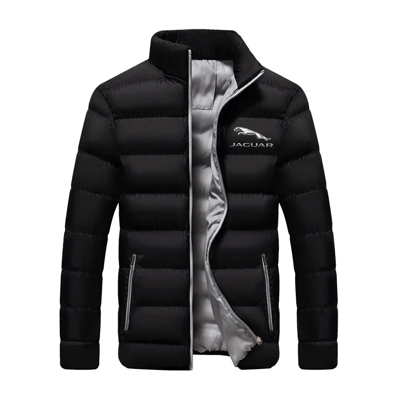 Winter 2024 Men's Light Warm Jacket Long Sleeve Collar Down Cotton Clothing Coat cotton-padded Slim Windproof casacas para