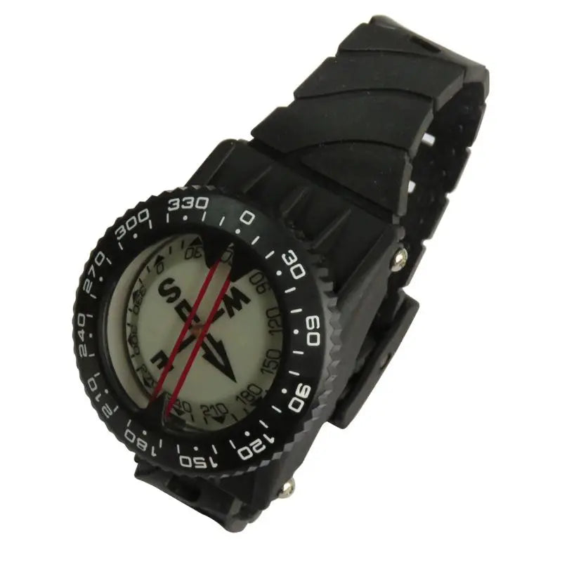 Underwater Compass Wrist Strap Compass Waterproof Scuba Diving Compass Diving Sighting Wrist Compass for Diving Outdoors