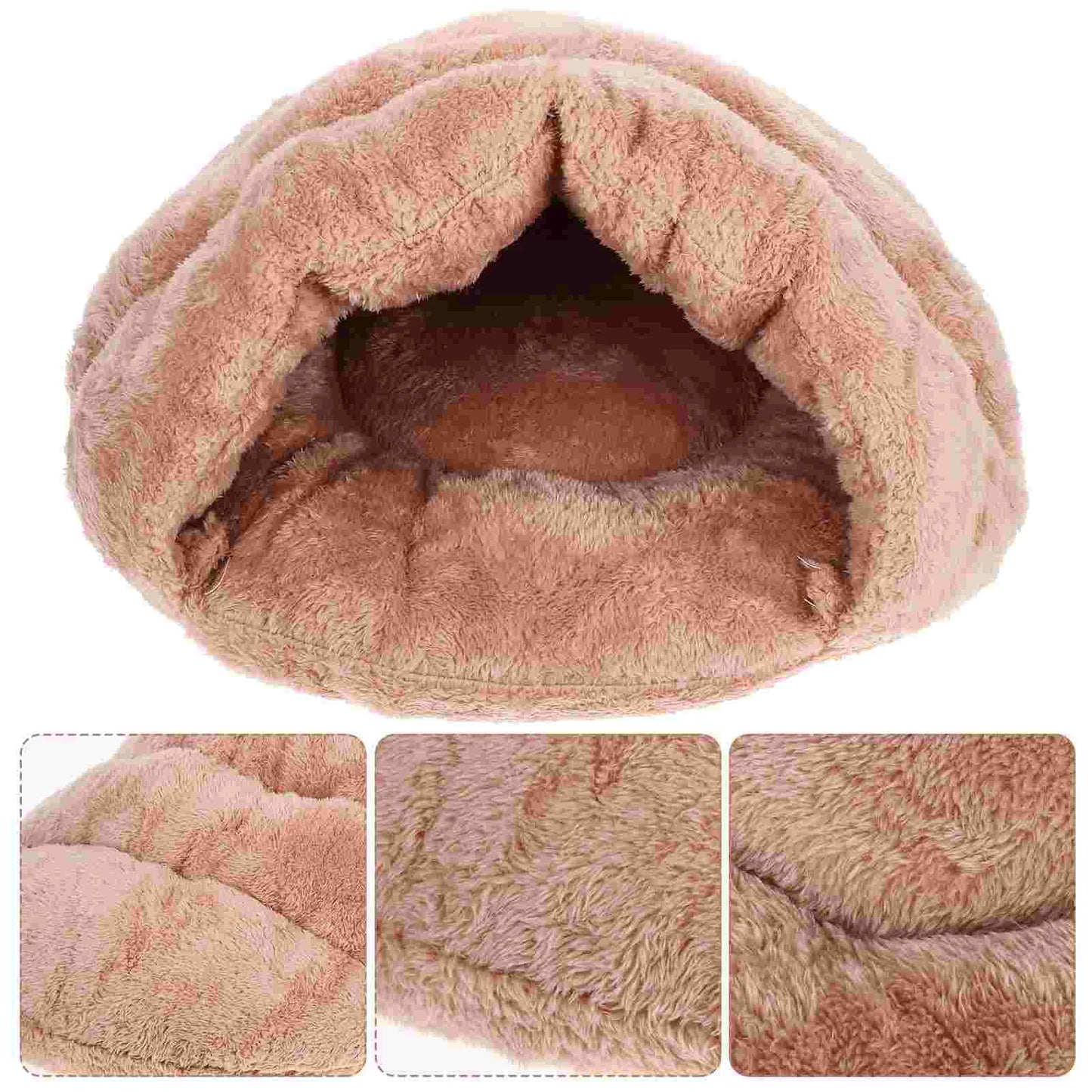 Warm Winter Cat Nest Beds Kitten Pet Sleeping Place Cloth Indoor Puppy Breathable Dog