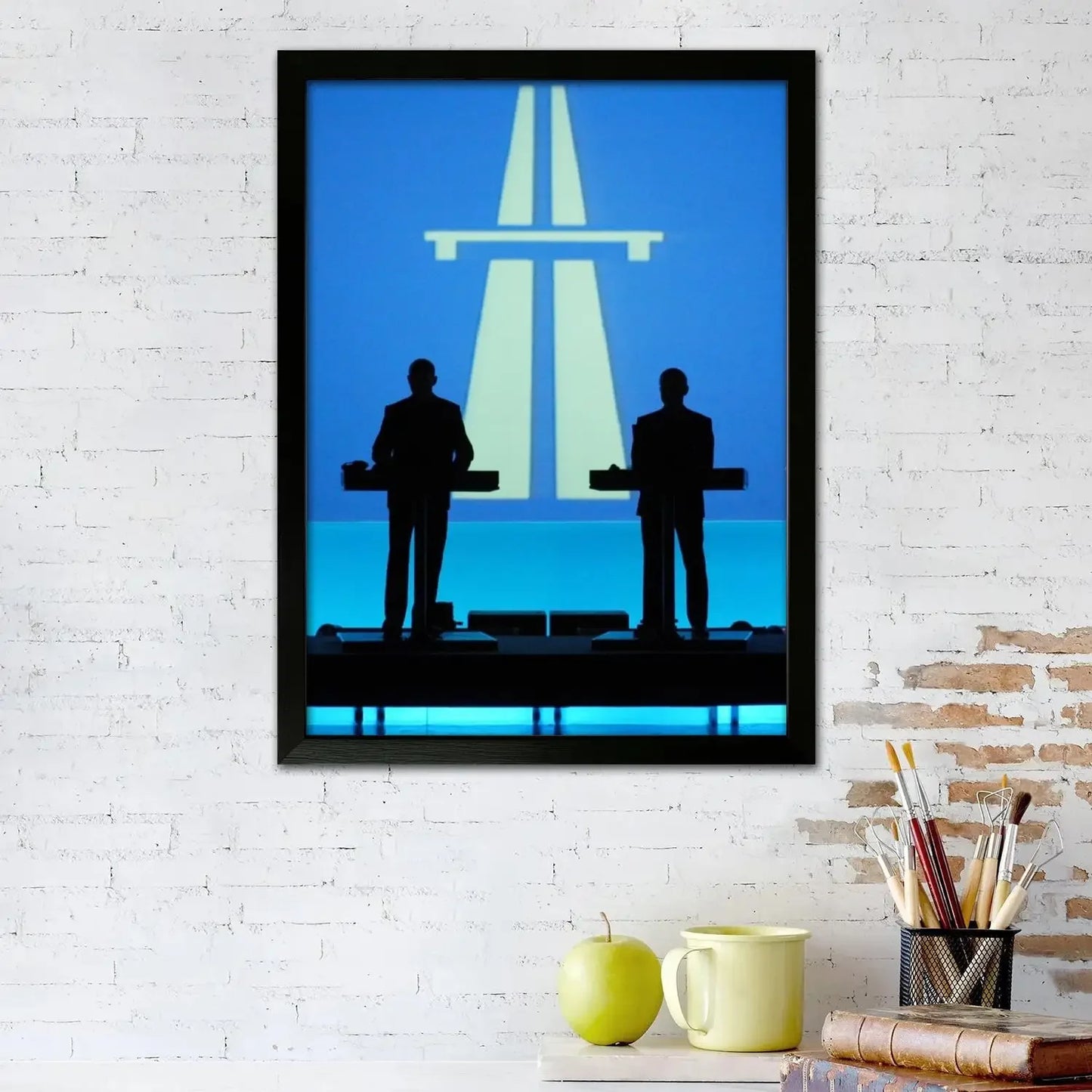 Kraftwerk Poster Prints Wall Art Canvas Painting Poster For Modern Family Living Room Home Decor