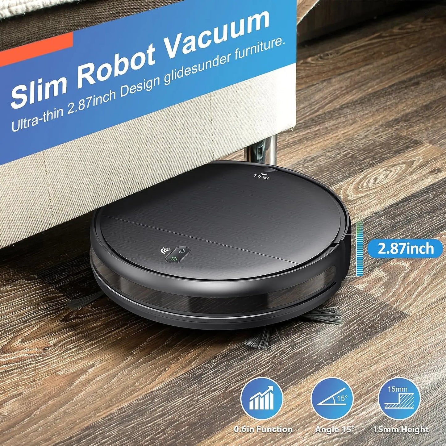 ZCWA BR151 Robot Vacuum Cleaner Auto Charging 6000Pa Power App Control Water Tank Wet  Robot Vacuum Cleaner Electric Sweeper