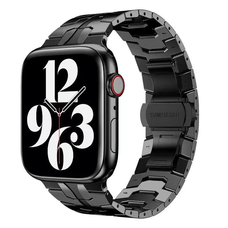 Stainless Steel Strap for Apple Watch Ultra 2 49mm 7 8 9 45mm 44mm Man Metal Link Bracelet iWatch Band 6 5 4 SE 3 42mm 41mm 40mm