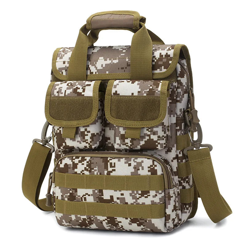 Men's Messenger Bag Tool Bag Outdoor Tactical Handbag Men A4 Size Shoulder Bags Camouflage