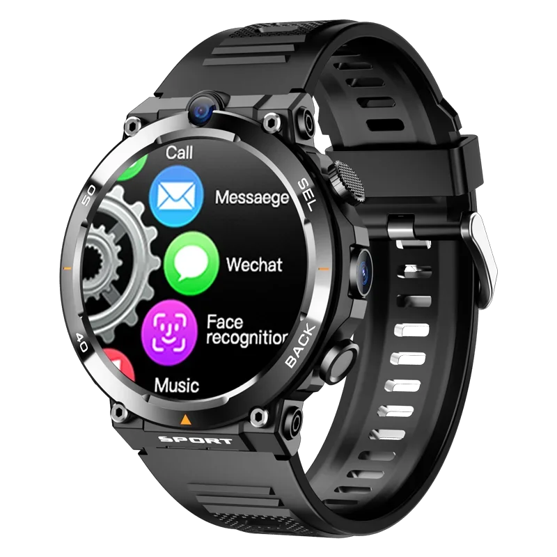 Wonlex Newest Camera Video Call GPS Smart Watch MT105 Sport Men Sim Card Android Phone Smartwatch with 2+16GB 4+64GB Memory