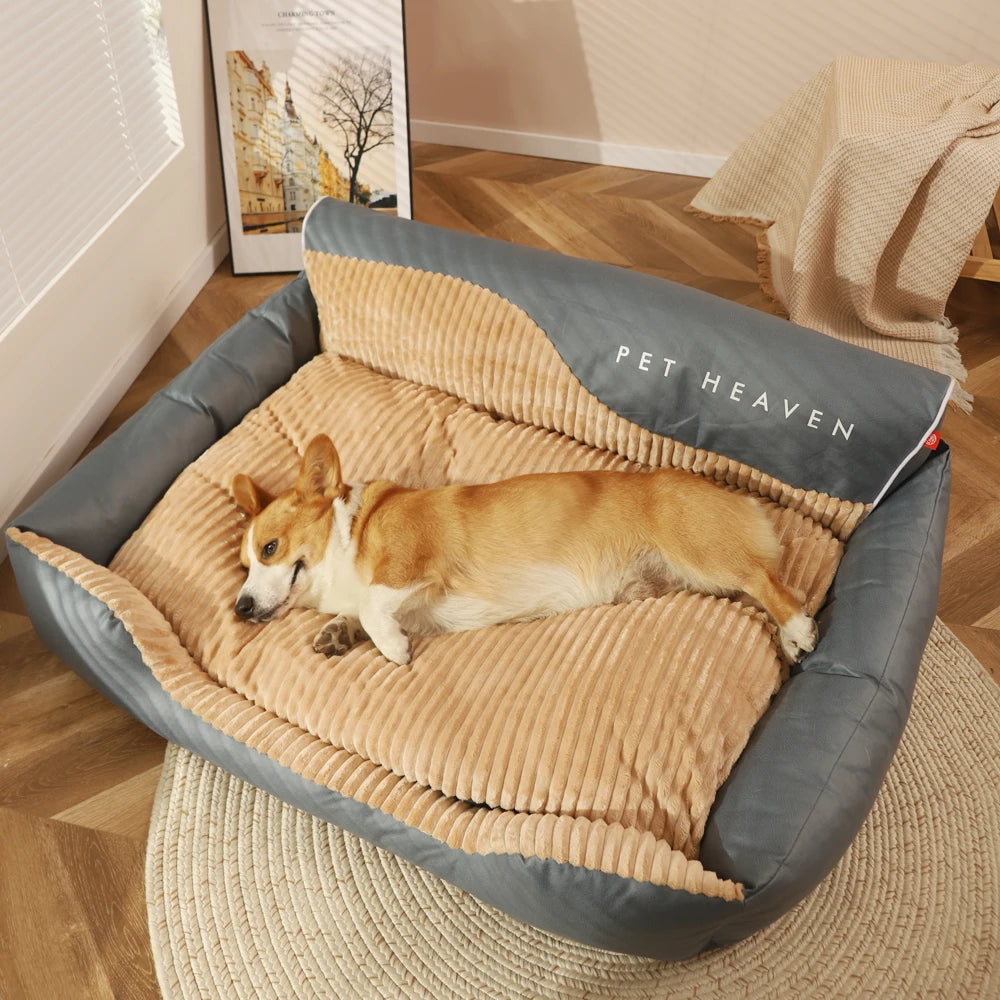 HOOPET Large Size Dog Bed Padded Cushion  Sleeping Beds and Houses for Cats Super Soft Durable Mattress Removable Pet Mat