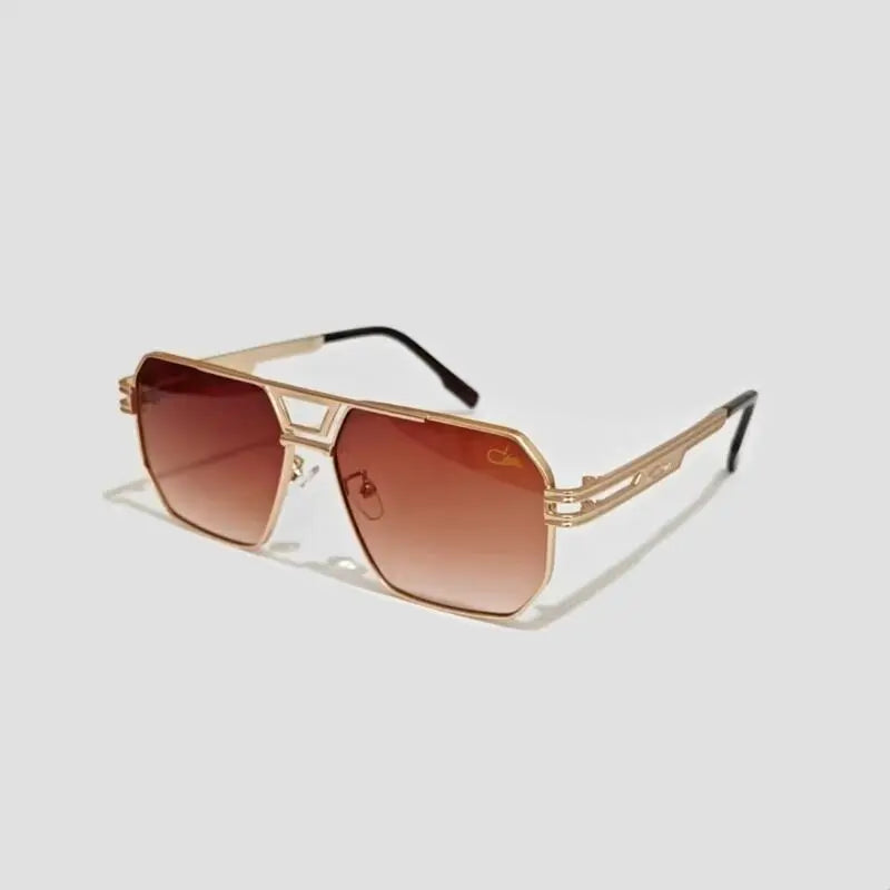 Retro Large frame CAZALL MOD9106 Polygonal square metal men's sunglasses Fashion Gradient Shadow UV400 popular women's sunglass