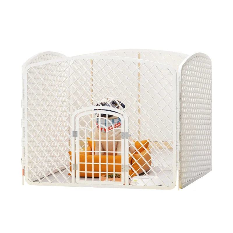 High Quality Multiple Sizes Animal Kennel Cages Cheap Folding Plastic Pet Playpen Fence For Dog Cat