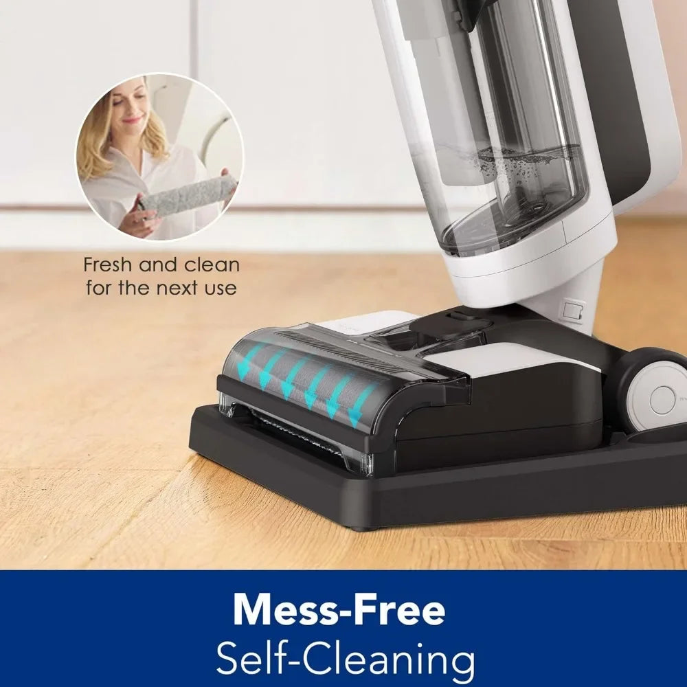 Tineco iFLOOR 3 Breeze Complete Wet Dry Vacuum Cordless Floor Cleaner and Mop One-Step Cleaning for Hard Floors