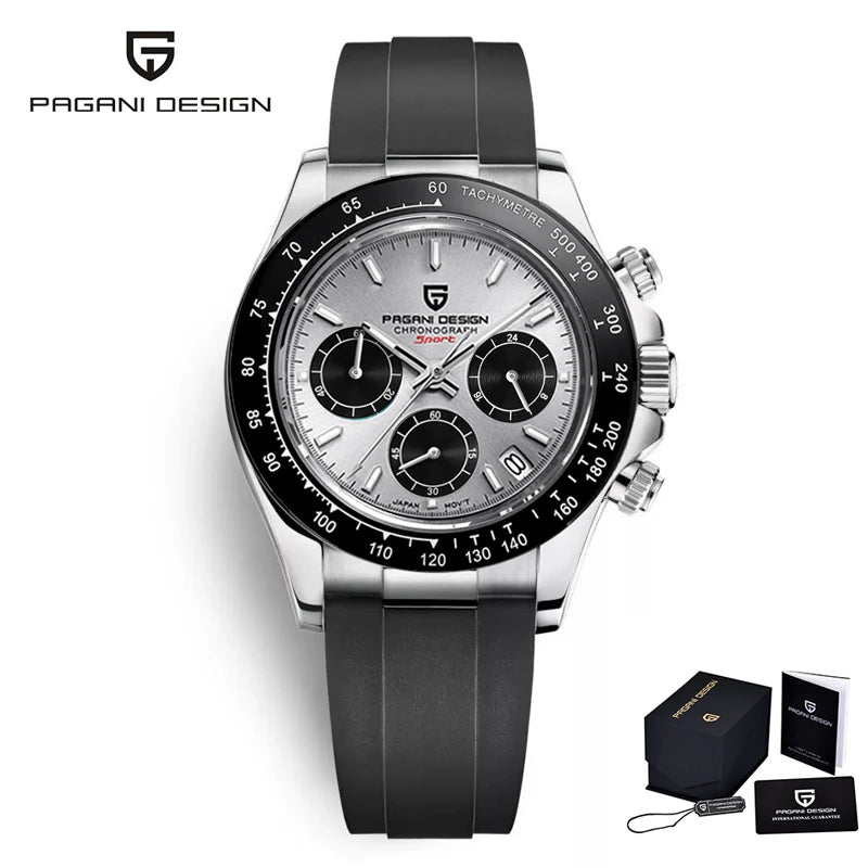 PAGANI DESIGN 2024 New Men's Watches Quartz Business Watch Mens Watches Top Brand Luxury Watch Men Chronograph VK63 Reloj Hombre