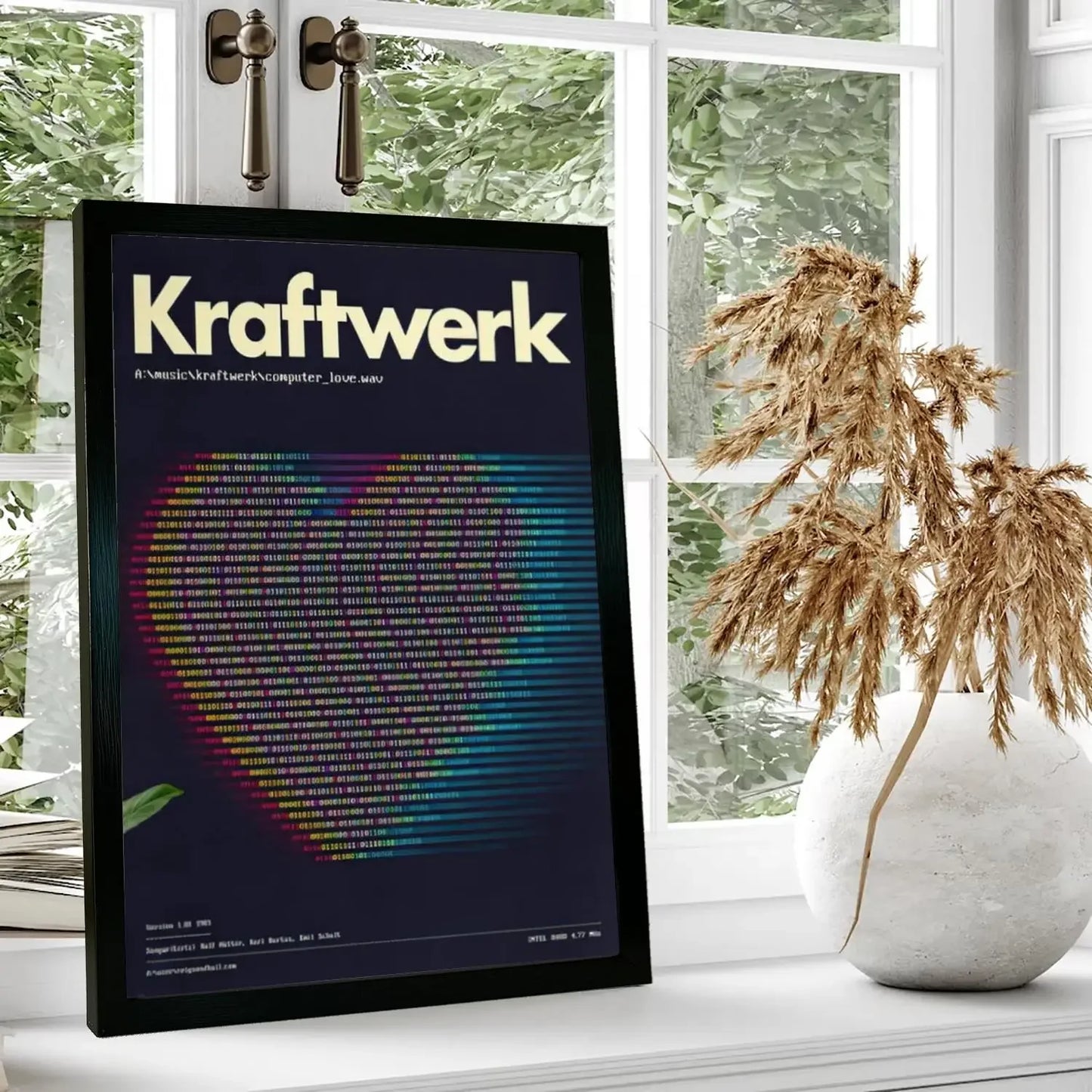 Kraftwerk Poster Prints Wall Art Canvas Painting Poster For Modern Family Living Room Home Decor