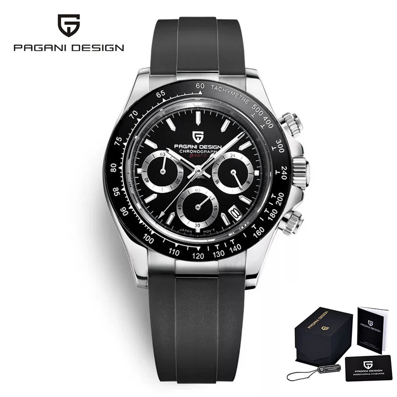 PAGANI DESIGN 2024 New Men's Watches Quartz Business Watch Mens Watches Top Brand Luxury Watch Men Chronograph VK63 Reloj Hombre