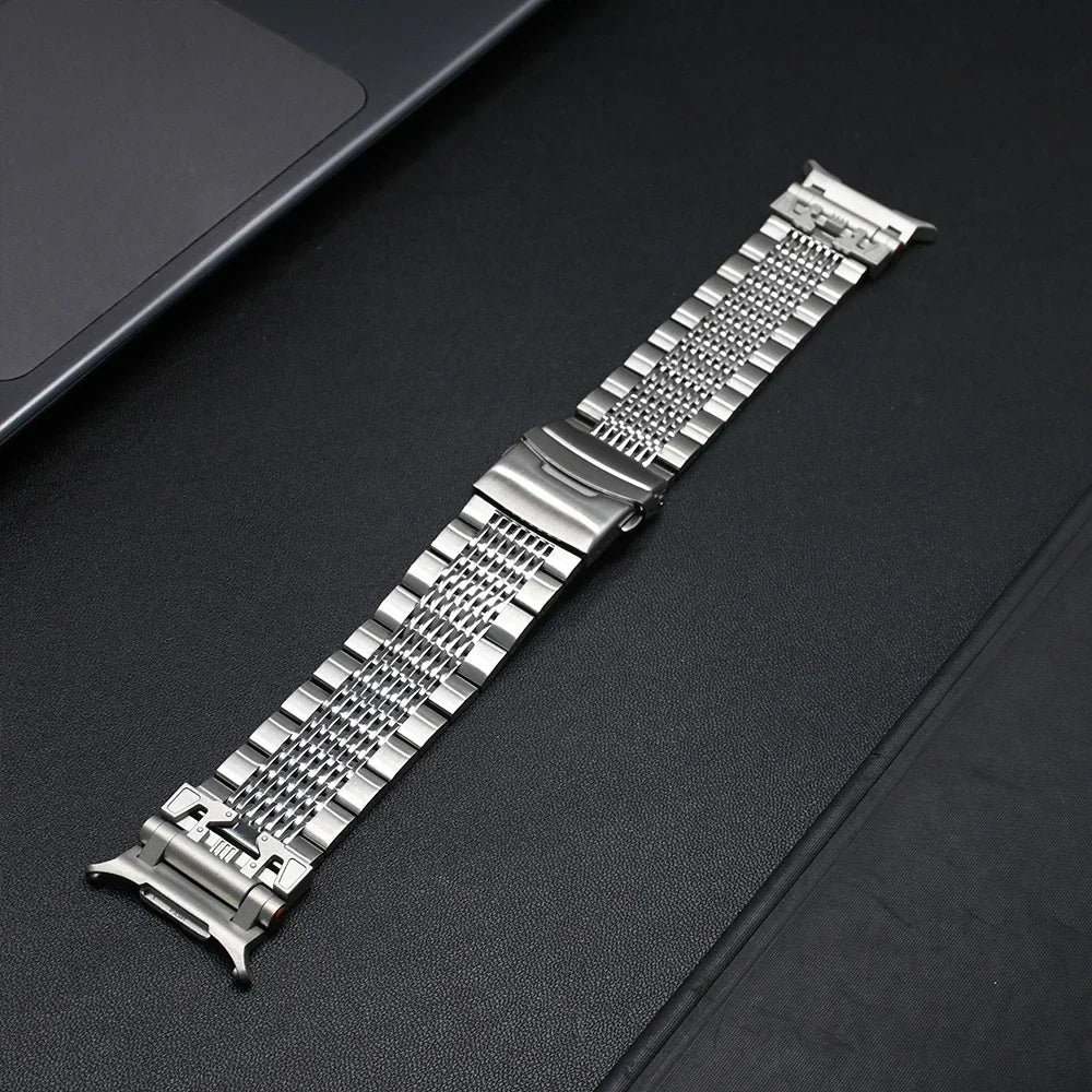 Stainless Steel Luxury Band for Samsung Galaxy Watch Ultra 47mm Bracelet No Gap Correa for SAMSUNG GALAXY galaxy ultra Men Strap