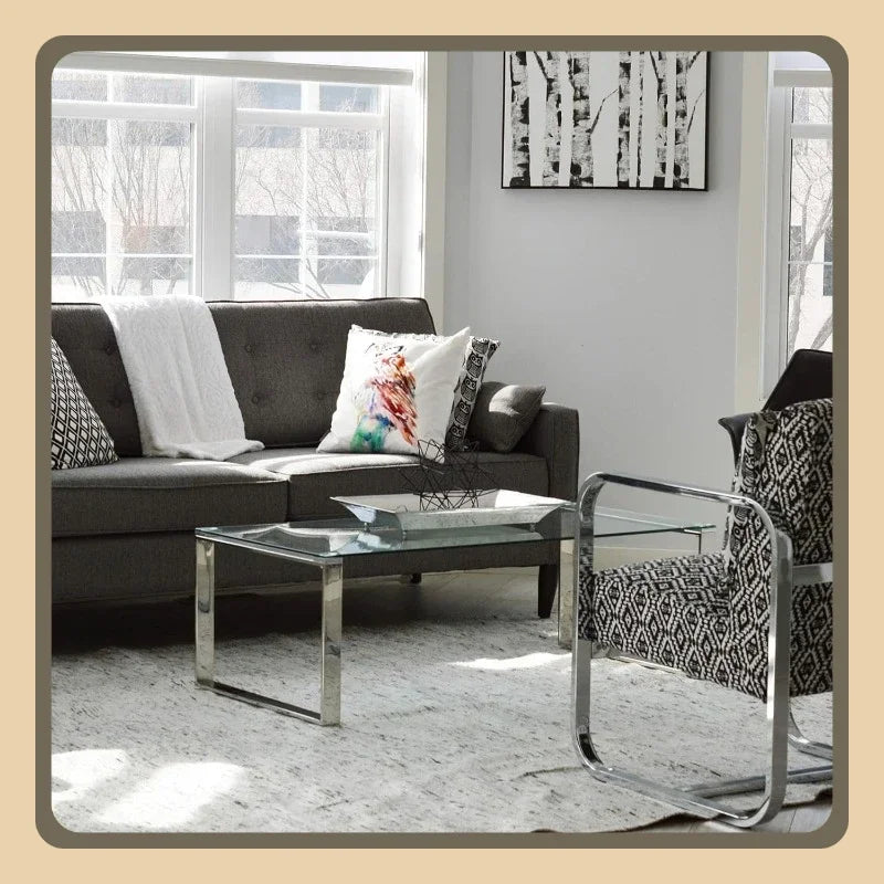 Remi modern coffee table, living room decoration, place drinks, read, display items side table