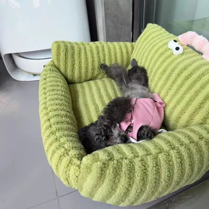 Puppy special sofa kennel winter warm pet Internet celebrity cat nest small dog dog sleeping mat cushion winter bed