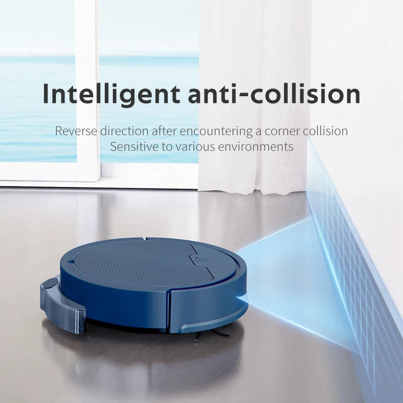 New Smart Automatic Sweeping Robot Vacuum Cleaner APP Control Water Tank Sweep&Wet Mopping Vacuum Cleaner Mute Pet Hair For Home