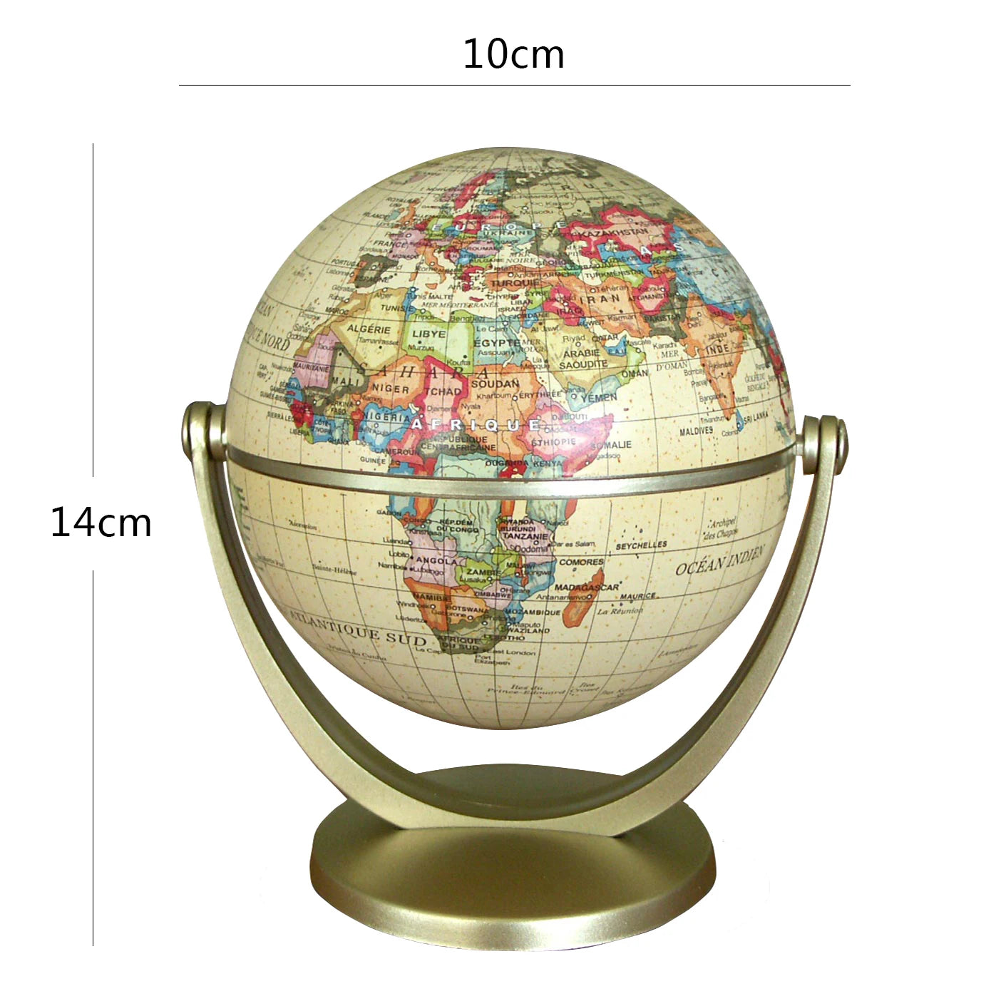 Home Decor Accessories Retro World Globe Modern Learning World Map Globe Kids Study Desk Decor Globe Geography Kids Education