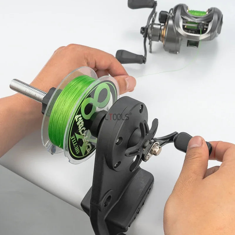 Portable Fishing Line Spool Winder Set Machine for Baitcasting Spinning Reel Gear Spooler Fishing Tackle Wire Changer Equipment