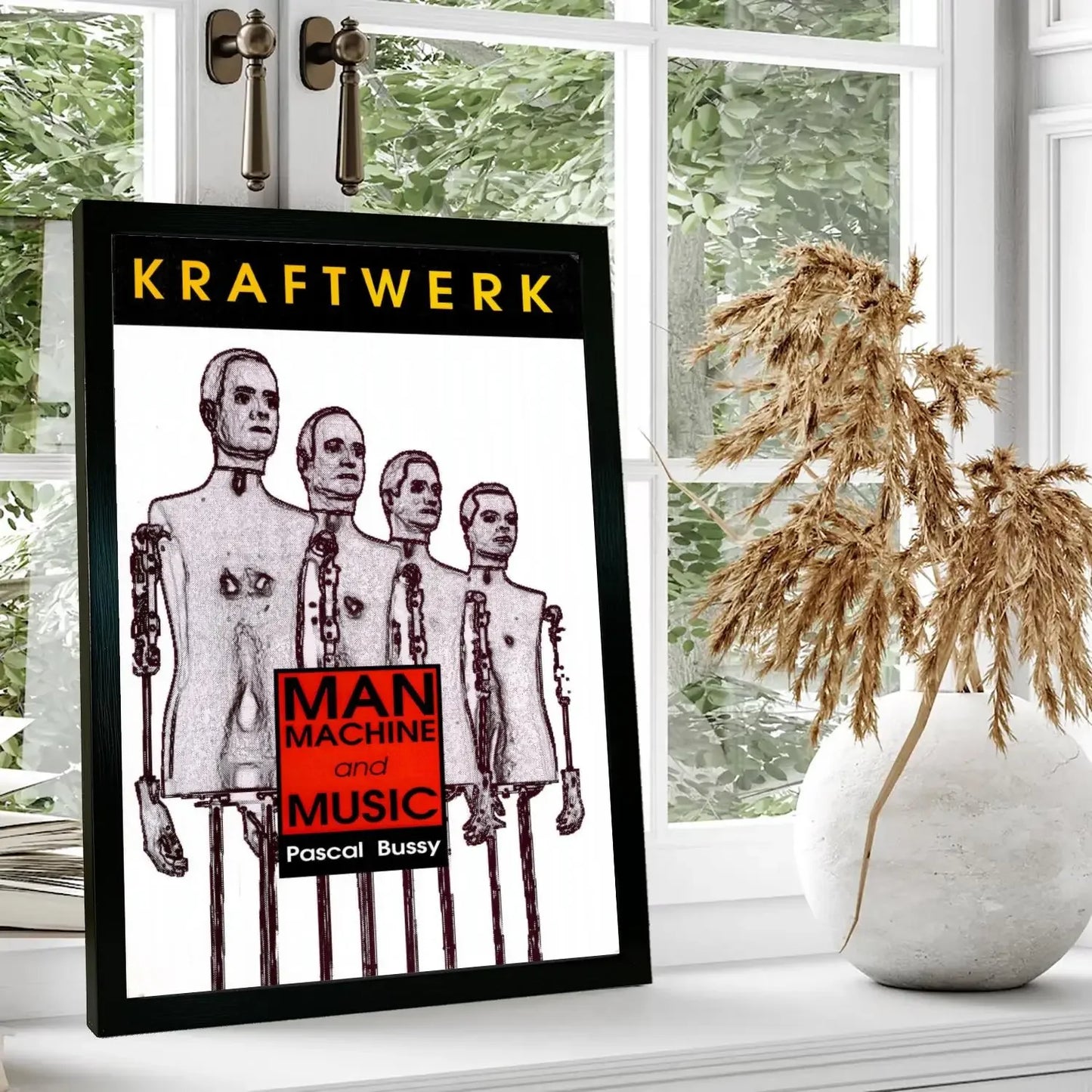 Kraftwerk Poster Prints Wall Art Canvas Painting Poster For Modern Family Living Room Home Decor