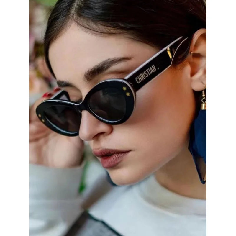 Men's Sunglasses Retro Cat Eye Design Sunglasses for Women2024New Men's Sun Shade UV Protection Sunglasses for Driving Foreign T