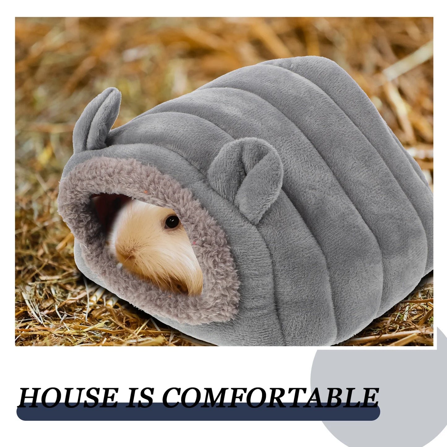 Hamster Nest Supplies Accessories Plush House Guinea Pig Bed Rabbit Sleeping Pet