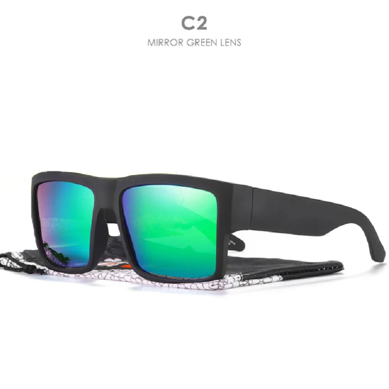 CYRUS for Polarized Square Sunglasses with Logo Men Women Classic Fashion Sport Driving Shades Brand New