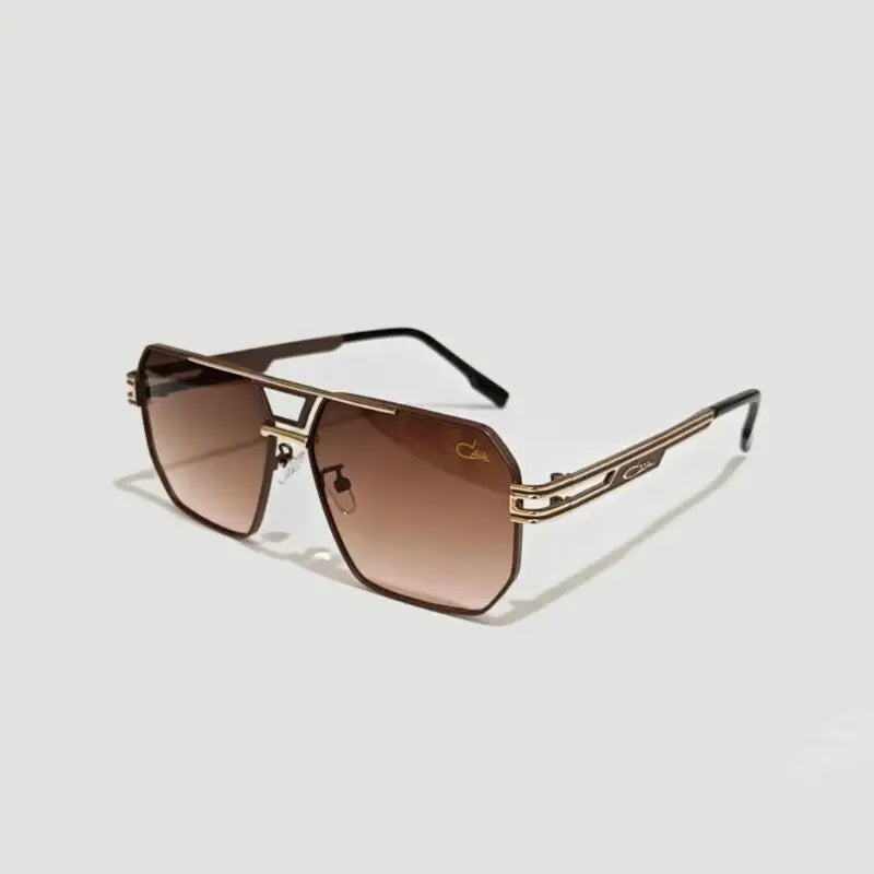 Retro Large frame CAZALL MOD9106 Polygonal square metal men's sunglasses Fashion Gradient Shadow UV400 popular women's sunglass