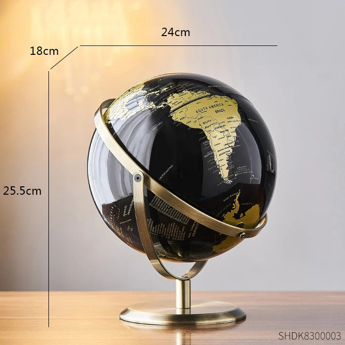 Home Decor Accessories Retro World Globe Modern Learning World Map Globe Kids Study Desk Decor Globe Geography Kids Education