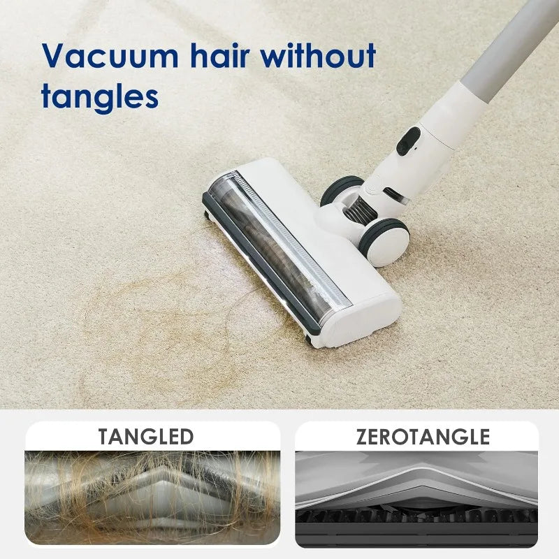 Tineco A11 Pet Cordless Stick Vacuum Cleaner, Lightweight with ZeroTangle Brush Powerful Handheld Vacuum for Hard Floor