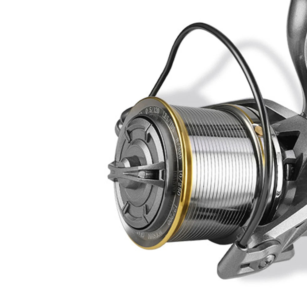 Spinning Reel 17+1BB Bearings 4.8:1 Gear Ratio With 18KG Braking Force 8000-14000 Wire Cup For Outdoor Fishing