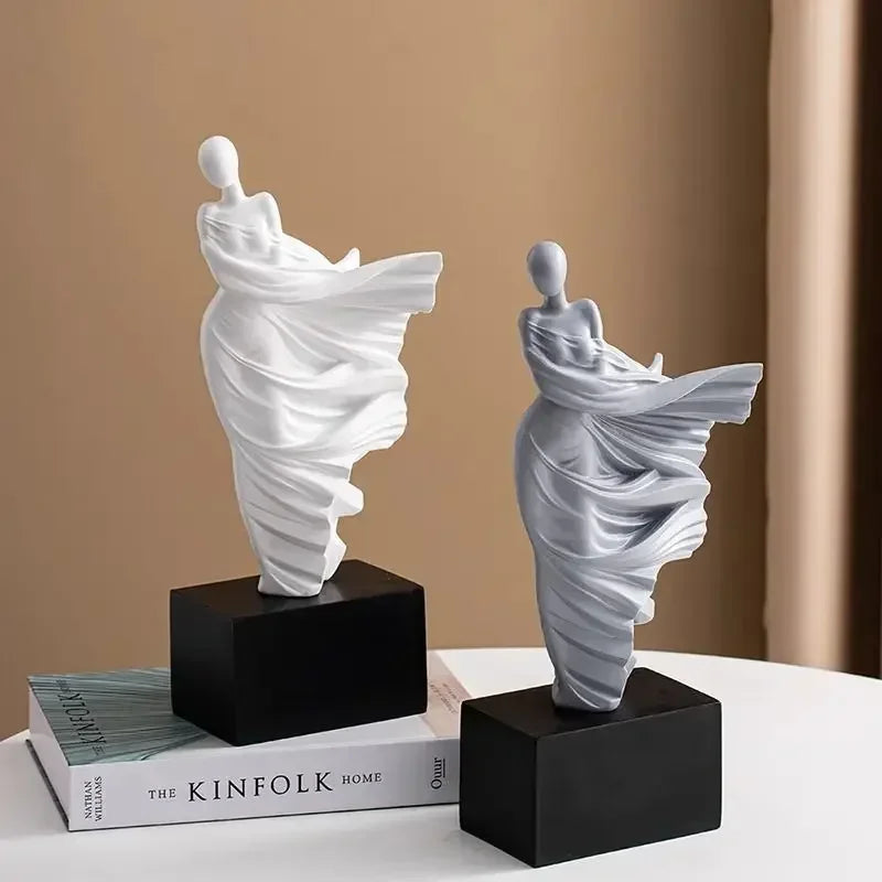 Modern Decor Portrait Sculpture Resin Sculptur Art Senior Statue Living Room Home Decoration Office Desk Decoration Accessories